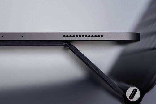 USB-C Anschluss bei iPad mit Tastatur Die Anschlüsse USB-C und Thunderbolt 3 im Vergleich