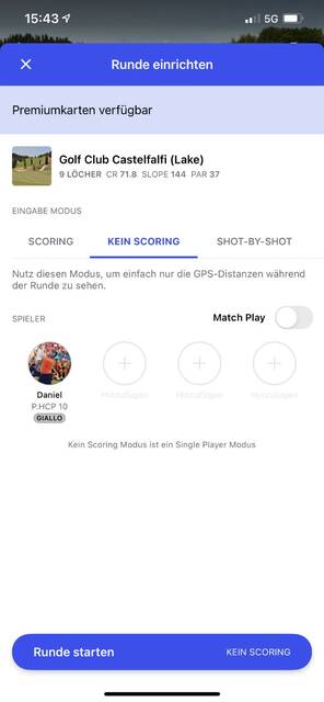 Golfschläge messen mit dem Smartphone - eine Anleitung Golfen mit iPhone und der App Hole19
