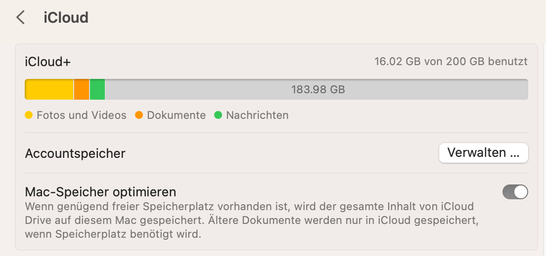 Dank iCloud mehr Speicher auf Apple Geräten iCloud Speicher verwalten