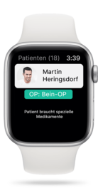 Praxissoftware tomedo® mit Apple Watch