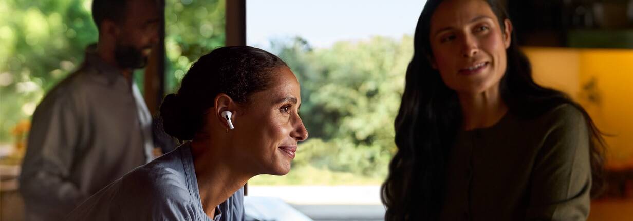 AirPods tragen als Gehörhilfe