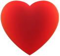 Red heart, indicating heart rate monitoring feature